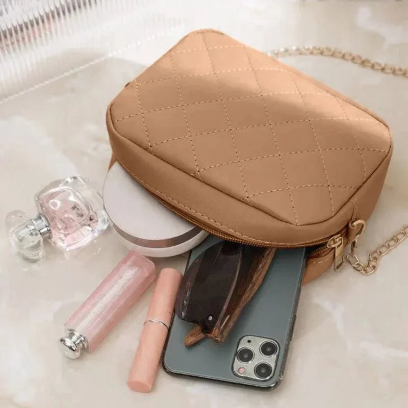 Aura Cream Leather Handbag for Girls & Women | Stylish Shoulder & Crossbody Bag | Daily Use & Gift - jnty.pk