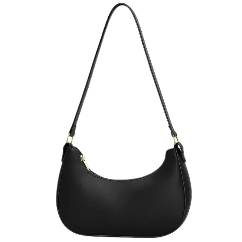 Black Luxury Fashion Hand Bag for Girls & Ladies | Stylish Shoulder & Crossbody Bag | Long Strap - jnty.pk