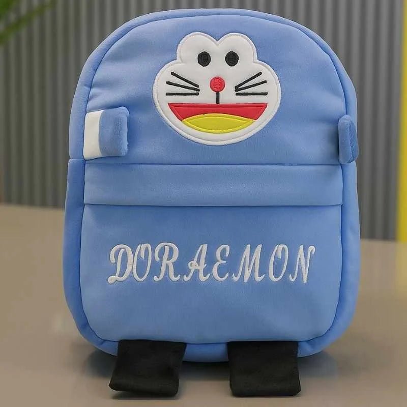 Cute Plush Doraemon Character Backpack | Stuffed School Bag & Gift for Kids - jnty.pk