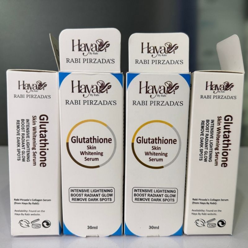 Haya Glutathione Skin Whitening Serum 30ml | Brightening, Anti - Aging & Dark Spot Remover - jnty.pk