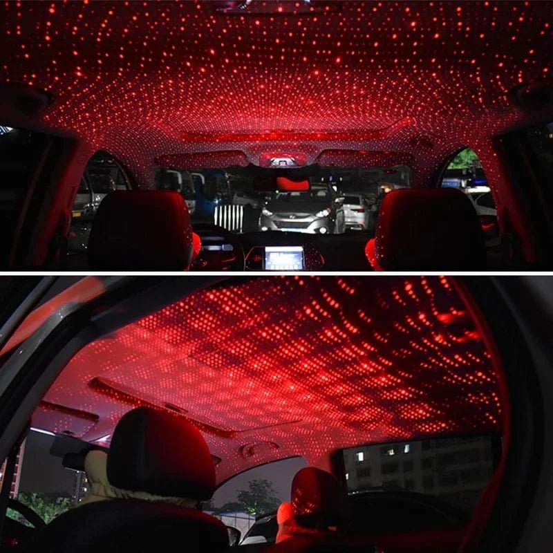 LED Galaxy Star USB Decoration Light | Starry Laser Projector Night Light for Home & Car - jnty.pk