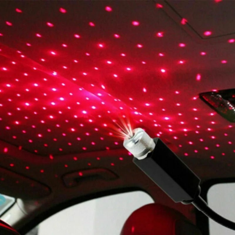 LED Galaxy Star USB Decoration Light | Starry Laser Projector Night Light for Home & Car - jnty.pk