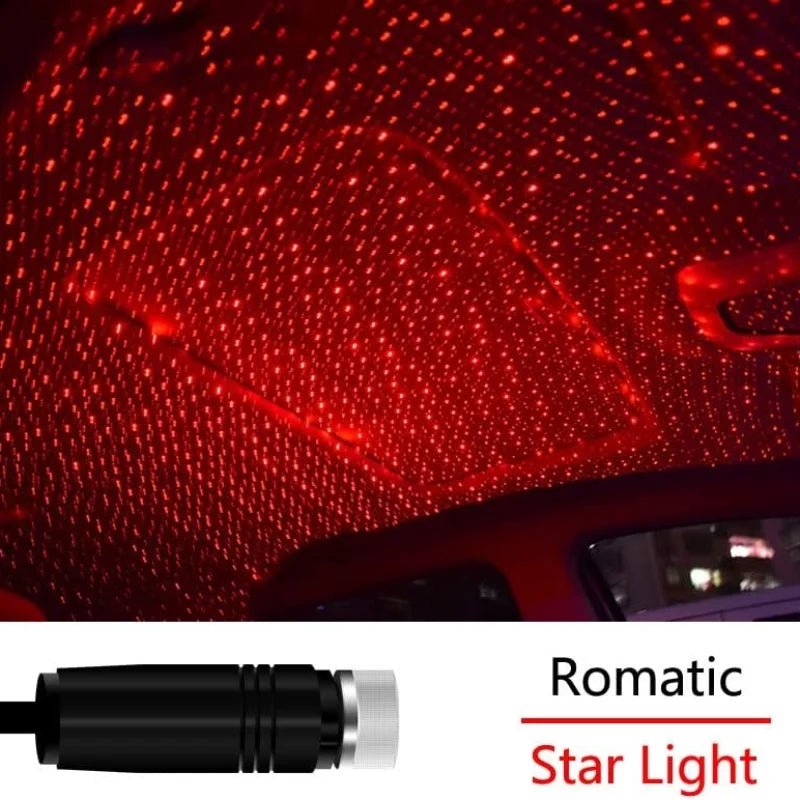 LED Galaxy Star USB Decoration Light | Starry Laser Projector Night Light for Home & Car - jnty.pk