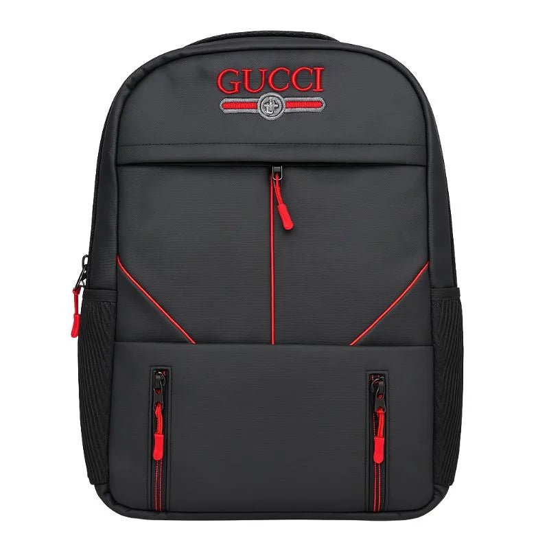 Multi - Functional Travel Backpack | Business Daypack with Laptop Compartment | Black & Red - jnty.pk