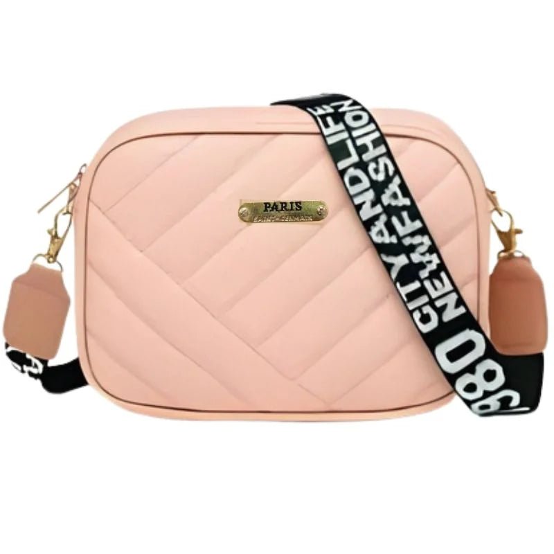 Pink Leather Handbag for Girls & Women | Stylish Shoulder & Crossbody Bag | Daily Use & Gift - jnty.pk