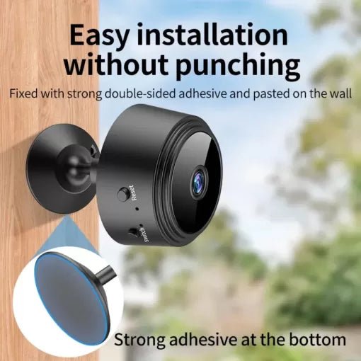 A9 1080P HD Magnetic WiFi Mini Camera | Wireless Security Camera with Night Vision & HDSF App Support - jnty.pk