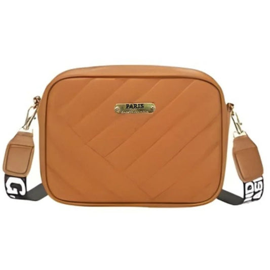 Brown Leather Handbag for Girls & Women | Stylish Shoulder & Crossbody Bag | Daily Use & Gift - jnty.pk