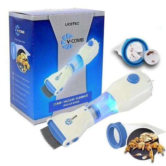 Electric V - Comb Anti Lice Machine | Chemical - Free Safe Lice & Egg Removal Device - jnty.pk