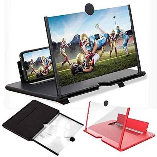 F3 Mobile Screen Magnifier | Enlarged Mobile Screen Amplifier & Eye Protection (Random Color) - jnty.pk