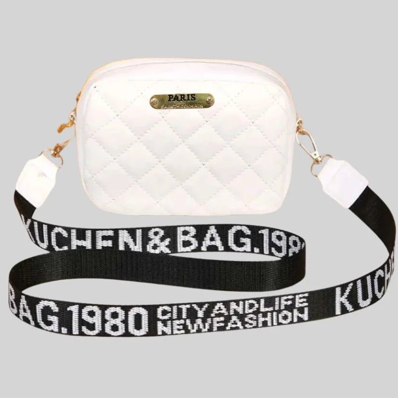 White Leather Handbag for Girls & Women | Stylish Shoulder & Crossbody Bag | Daily Use & Gift - jnty.pk